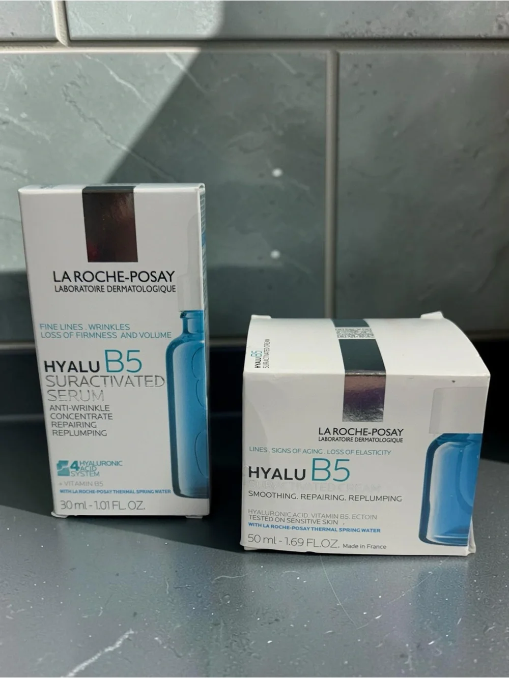 La Roche-Posay Hyalu B5 Suractivated Serum + Cream Set NEW